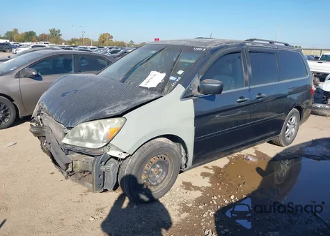 2006 Honda Odyssey Ex-L from USA, damaged, VIN 5FNRL38726B424503